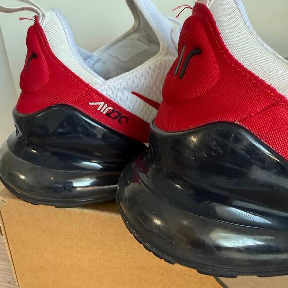 Nike Air Max 270 University Red/ White Men Running Sneakers - SZ 11 main image 6